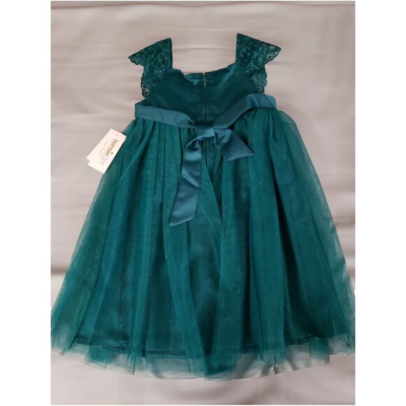 NWT Kensie Girl Teal Green Midi Dress - Size 4 - Picture 2 of 8